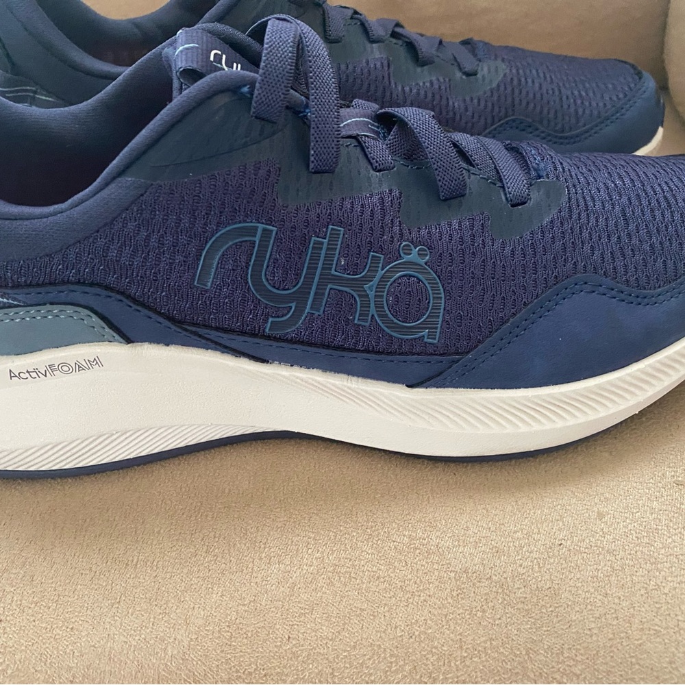 Ryka Blue Sneakers Modern Mesh Design